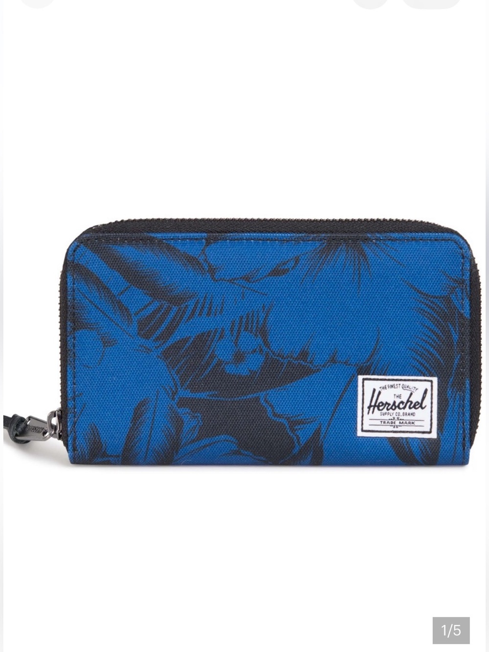 Herschel Supply & Co. Avenue Wallet in Blue Jungle Canvas